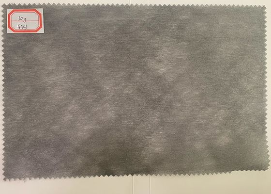 tela no tejida Gray For Artificial Leather Substrate de Spunlaced del poliéster 30g.