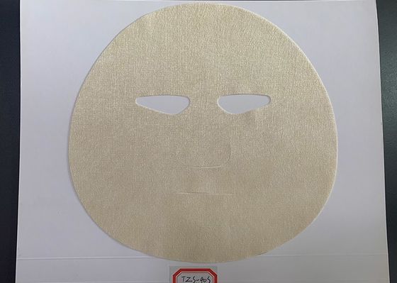 máscara facial no tejida de Spunlaced de la fibra de 35g 100%Bamboo, máscara de ojo