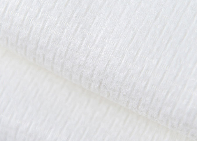 110g tejido no tejido del algodón de Spunlaced de la cruz EF blanca del grano 100%Viscose, Wips mojado