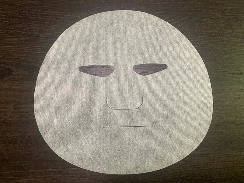 28g Tencel y tela no tejida de Spunlace de la fibra de bambú para la máscara facial de la belleza, máscara de ojo