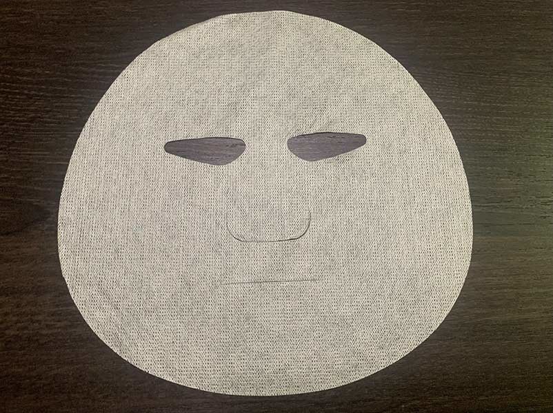tela no tejida de Spunlace de la fibra de 50g 100%Mint para la máscara facial de la belleza, máscara de ojo