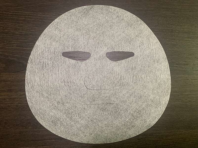 tela no tejida de Tencel Spunlace del terciopelo y del austriaco del eucalipto 25g para la máscara facial de la belleza, máscara de ojo