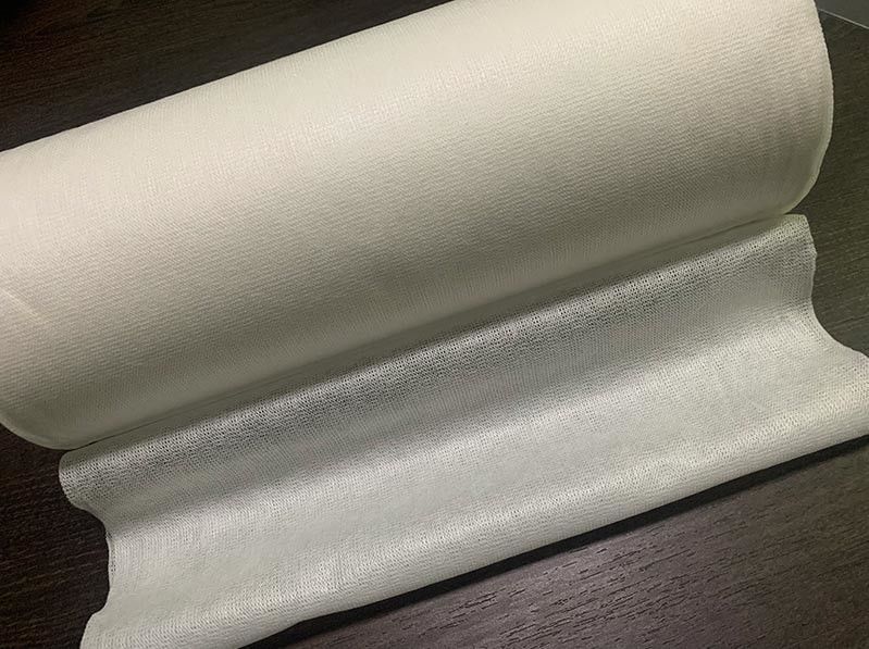 tela no tejida de 35g 100%Janpan Cupro Spunlace para la máscara facial de la belleza, máscara de ojo