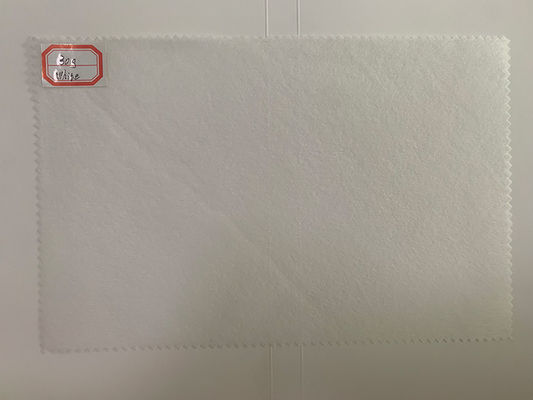 tela no tejida blanca de Spunlace de la viscosa 50g y del poliéster para el tejido del algodón, cojines, trapos mojados