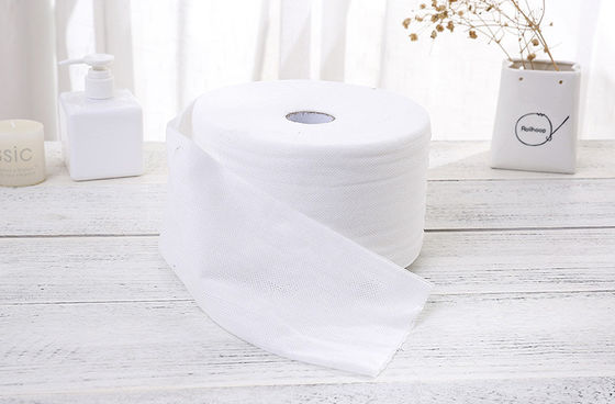 50g 100%Viscose blanco Spunlace Mesh Cotton Tissue no tejido, toalla facial, trapos mojados